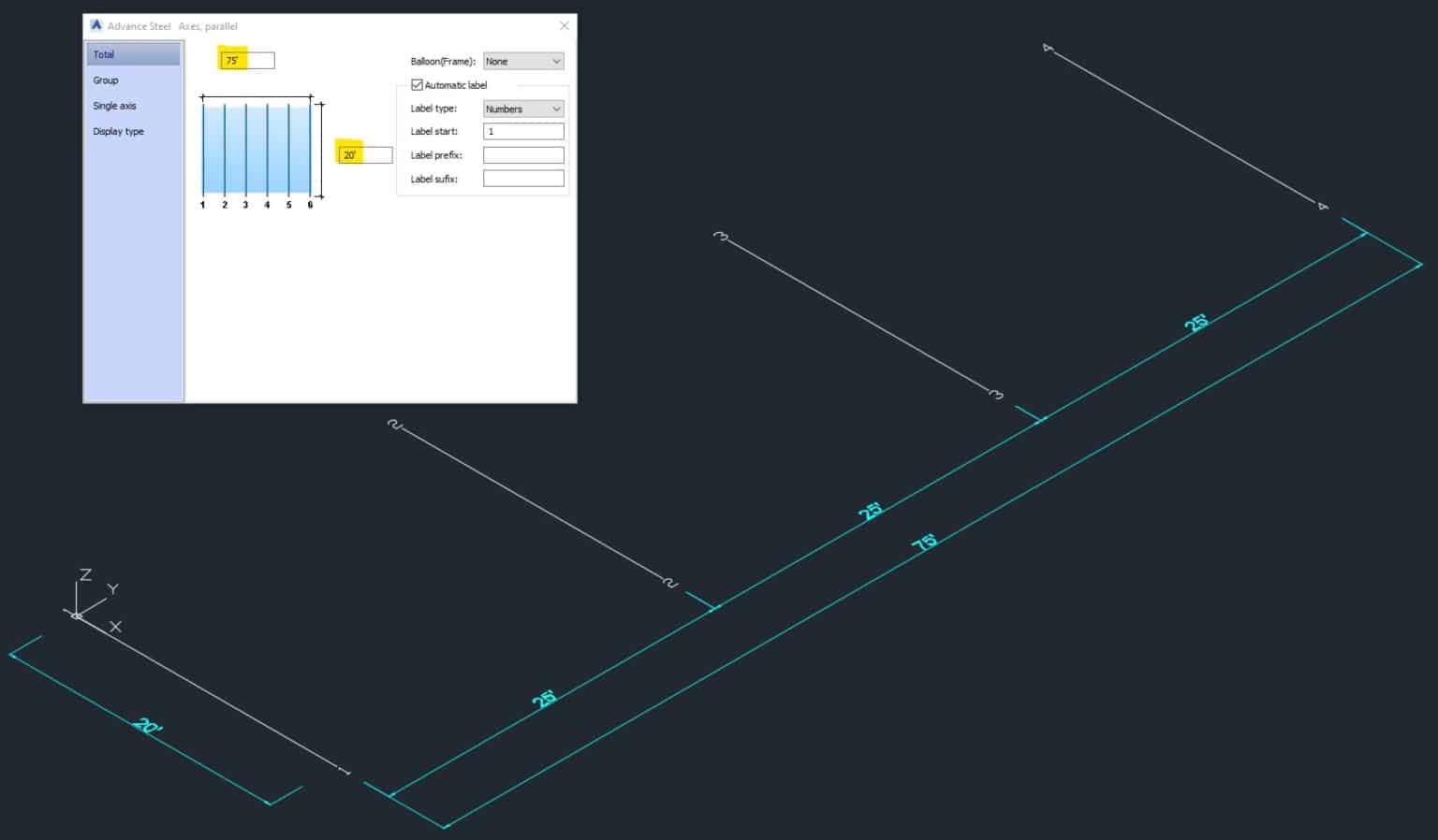 All About Grid Lines In Advance Steel Go Measure 4 Me In 3D