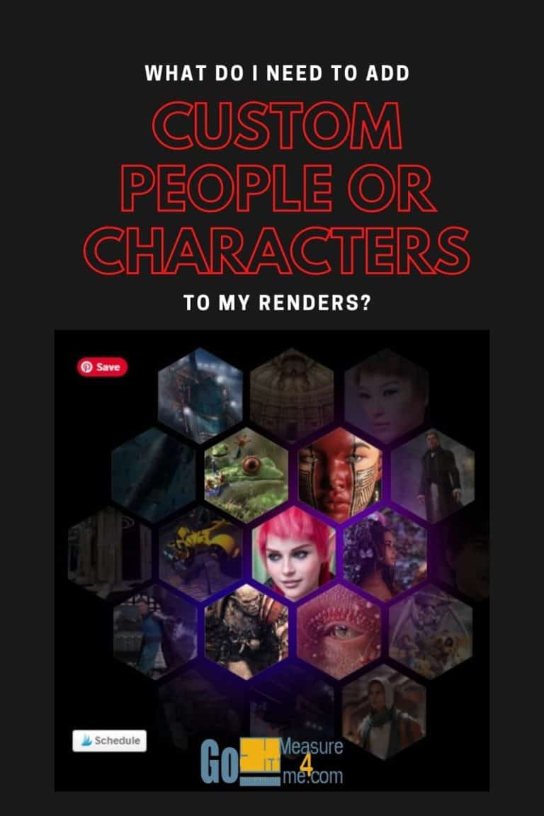 Add Custom People Or Characters To My Renders