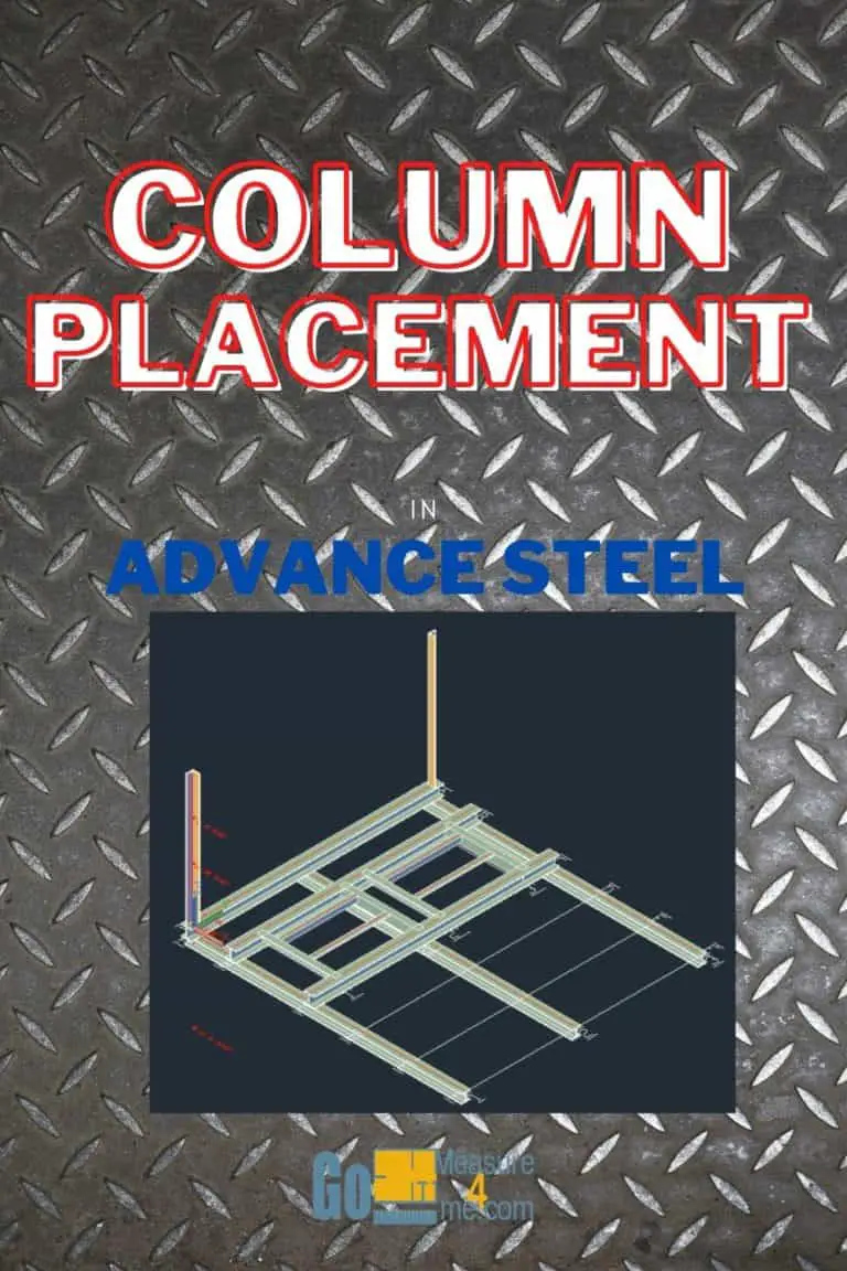 Create Columns In Advance Steel