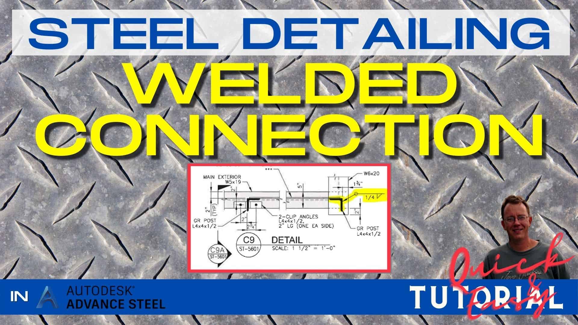 Welded Connection - Advance Steel Mini Tutorial