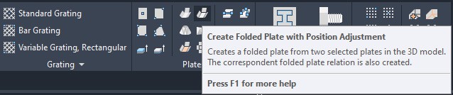 Folded Flate With Position Adjustment