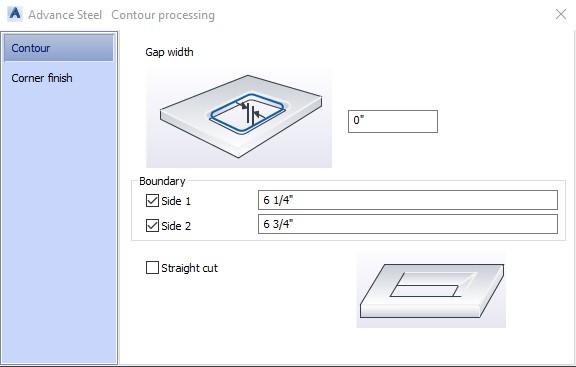 Advance Steel - Casing Cross Section - Step 2