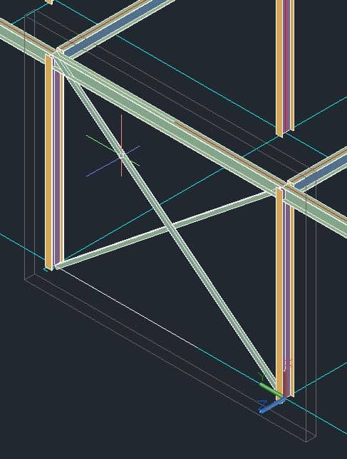 Cross Bracing - Advance Steel