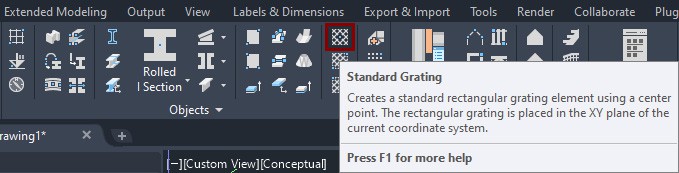 Everything About Gratings In Advance Steel