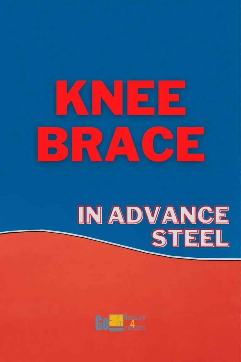 Knee Brace In Advance Steel