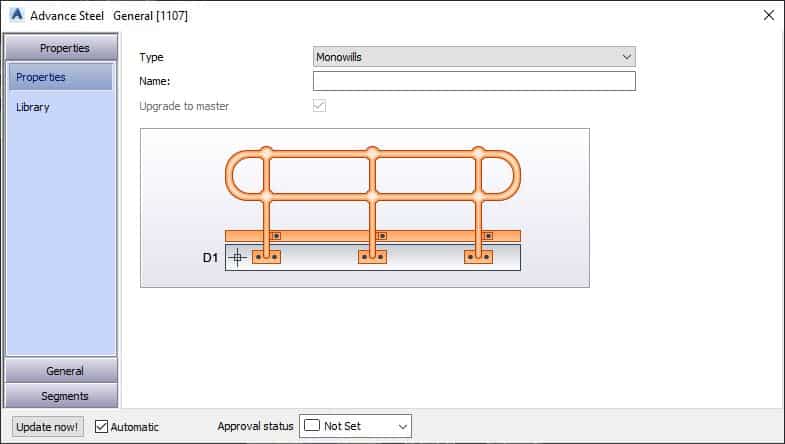 Monowills in Advance Steel Complete Guide