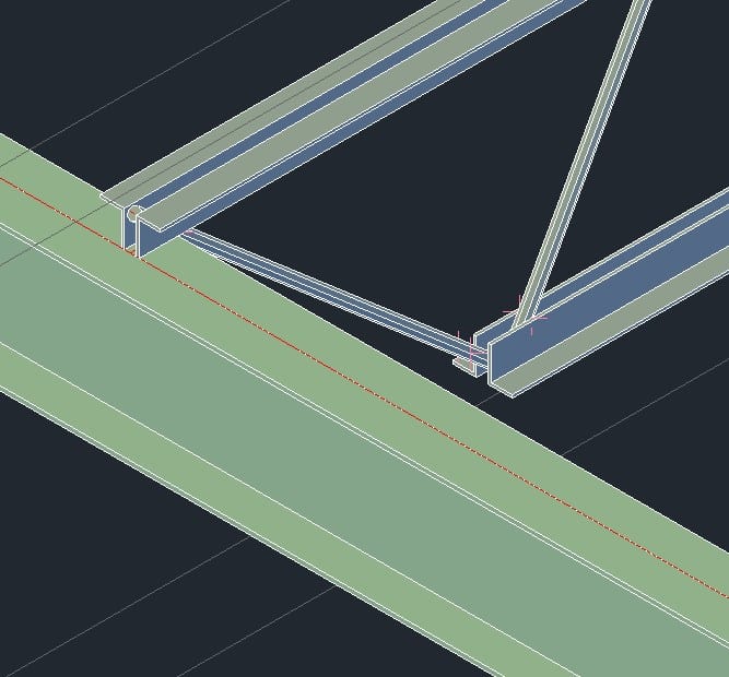 Plates Not Inserted - Joists in Advance Steel