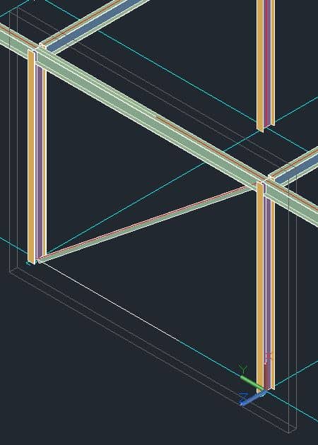 Single Bracing - Advance Steel