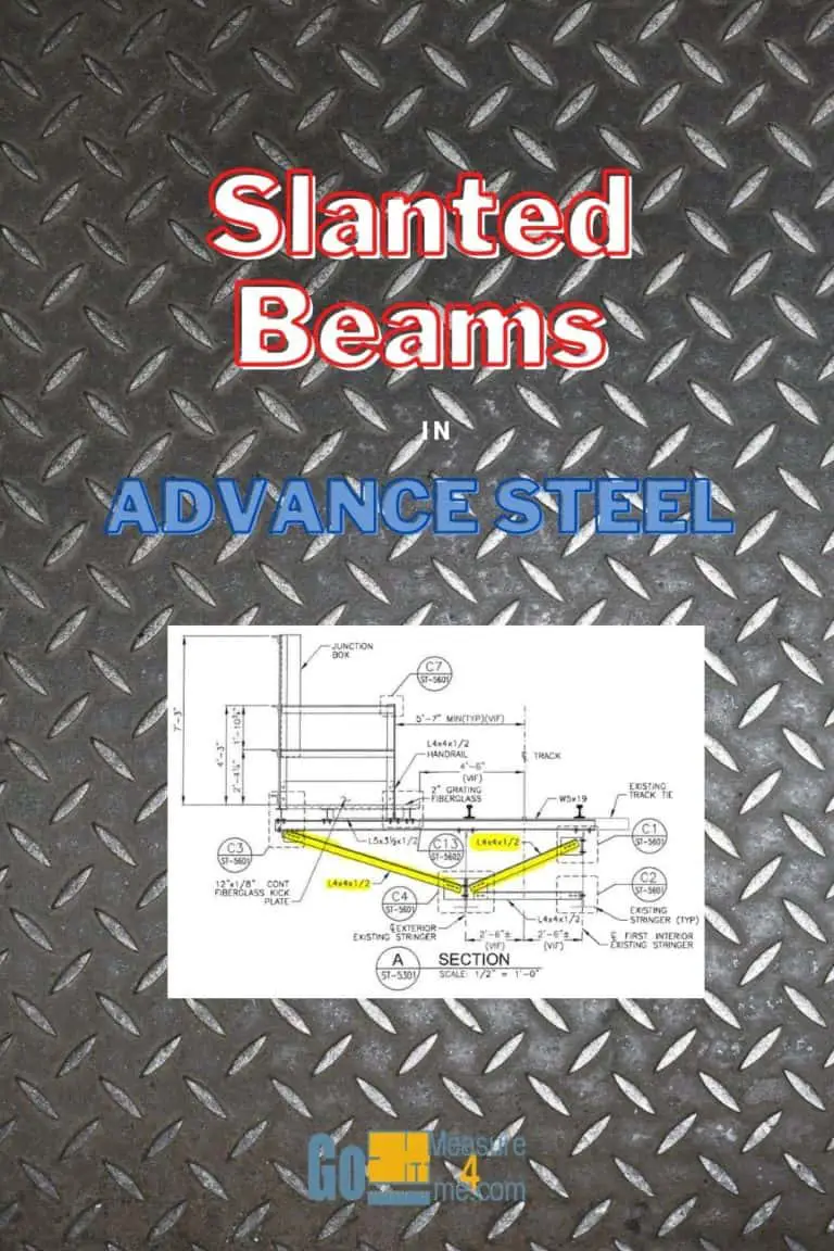 Slanted Beams - Advance Steel Mini Tutorial