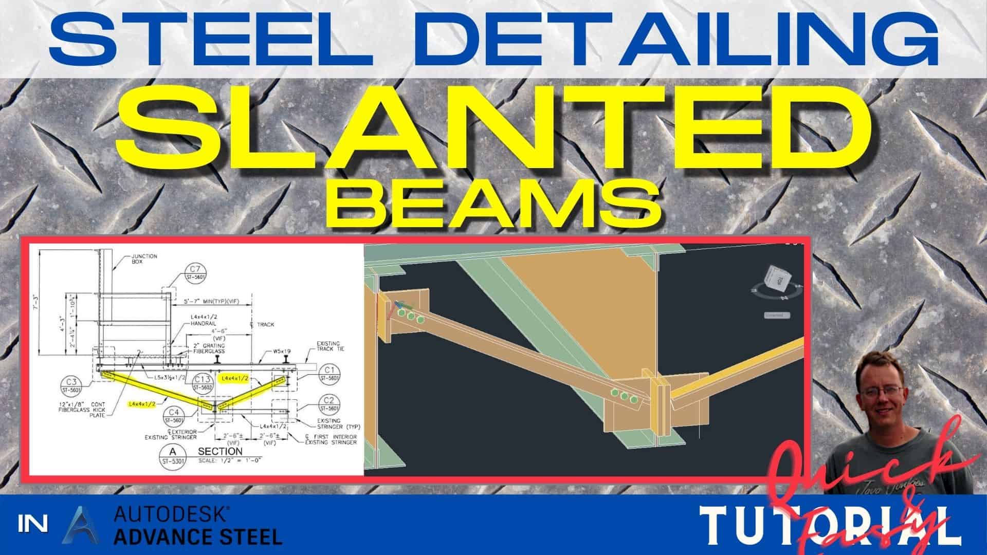 Slanted Beams - Advance Steel Mini Tutorial