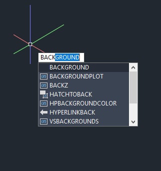 Background command in Advance Steel