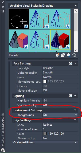 Environment Settings - Advance Steel