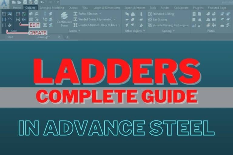 Ladders in Advance Steel – Go Measure 4 me in 3D