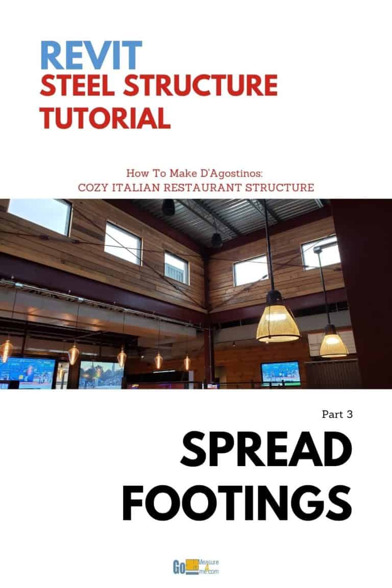 Revit Structure Tutorial Part 3- Spread Footings