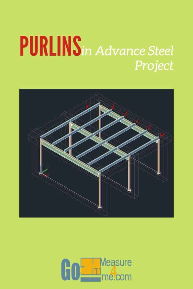 Purlins in Advance Steel -