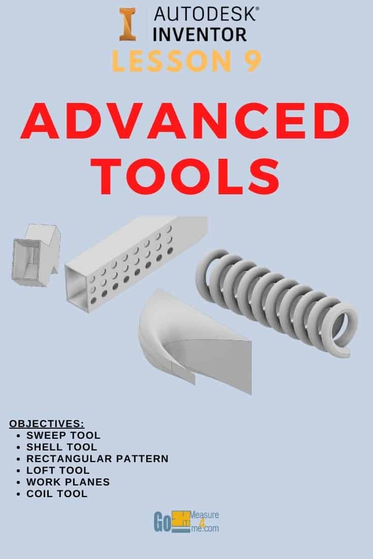 Autodesk Inventor Lesson 9 - Advanced Tools