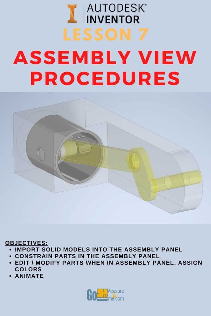 Lesson 7 - Assembly View Procedures